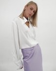 PURPLE LONG SKIRT