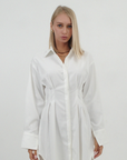 WHITE OVERSIZE DRESS