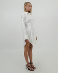 WHITE OVERSIZE DRESS