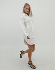 WHITE OVERSIZE DRESS